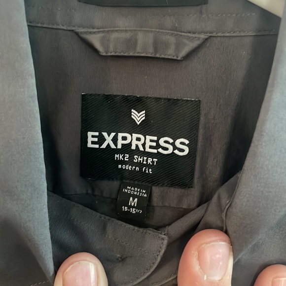 Grey Express Modern Fit long sleeve - Picture 2 of 4